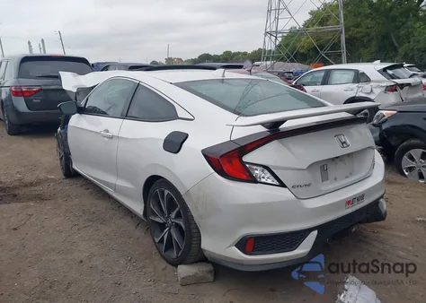 2018 Honda Civic Si z USA, uszkodzony, nr VIN 2HGFC3A52JH753413